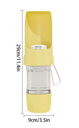 Portable Water and Food Bottle for Dogs