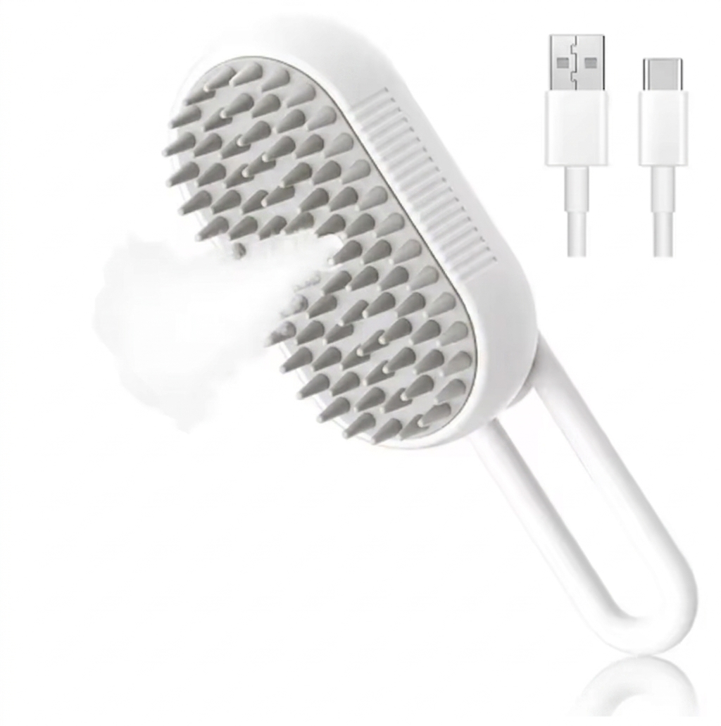 3-in-1 Steam Grooming Brush
