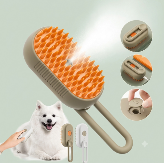 3-in-1 Steam Grooming Brush