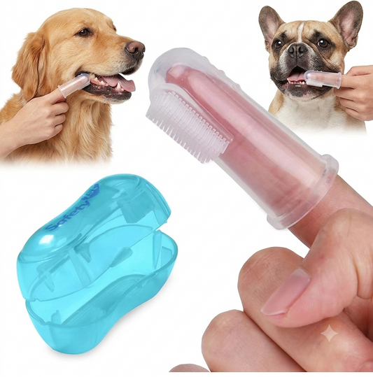 Silicone Finger Toothbrush for Dogs and Cats
