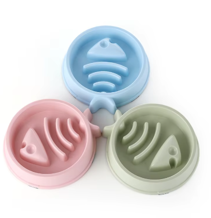 Anti-Choking Slow Feeder Bowl for Cats and Dogs