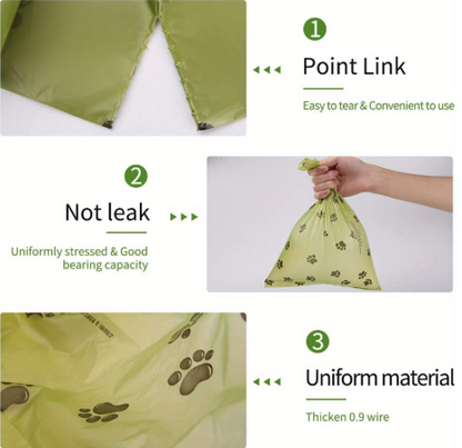 Biodegradable Dog Poop Bags (8 Rolls)
