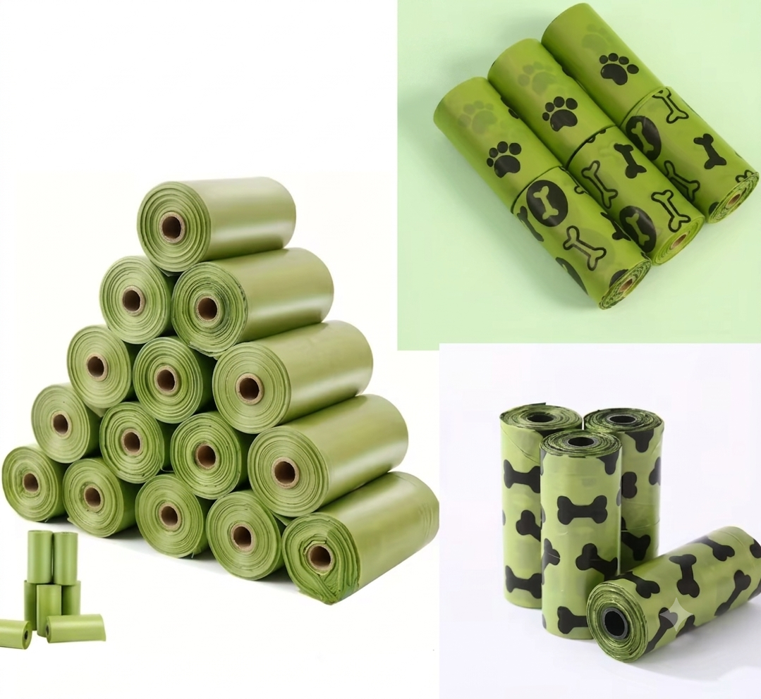 Biodegradable Dog Poop Bags (8 Rolls)