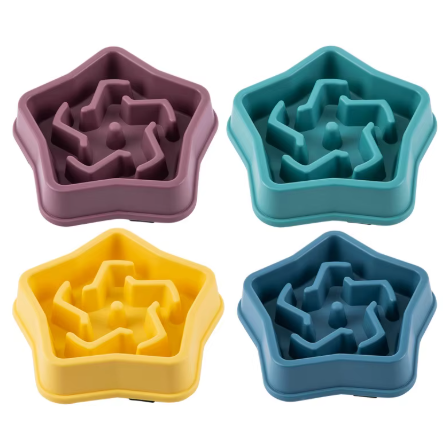 Anti-Choking Slow Feeder Bowl for Cats and Dogs