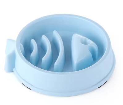 Anti-Choking Slow Feeder Bowl for Cats and Dogs