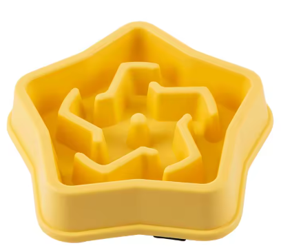 Anti-Choking Slow Feeder Bowl for Cats and Dogs